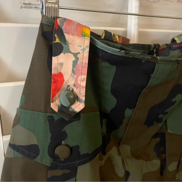 Harvey Faircloth Utility Miniskirt, Orig $350, SZ 8 - Picture 4 of 11